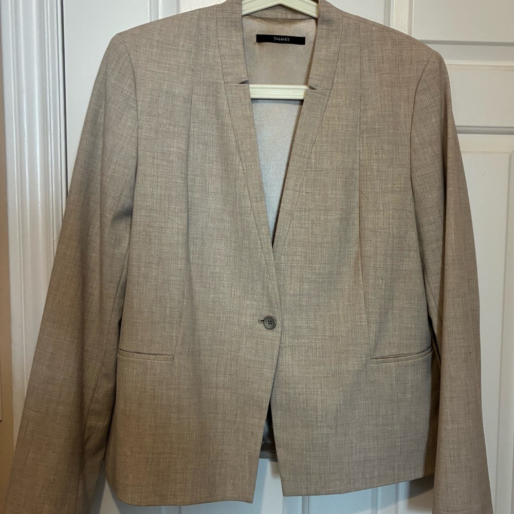 Tahari Beige Women's Blazer